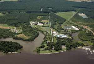 horn point laboratory aerial image