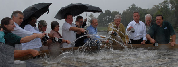 oyster setting facility dedication
