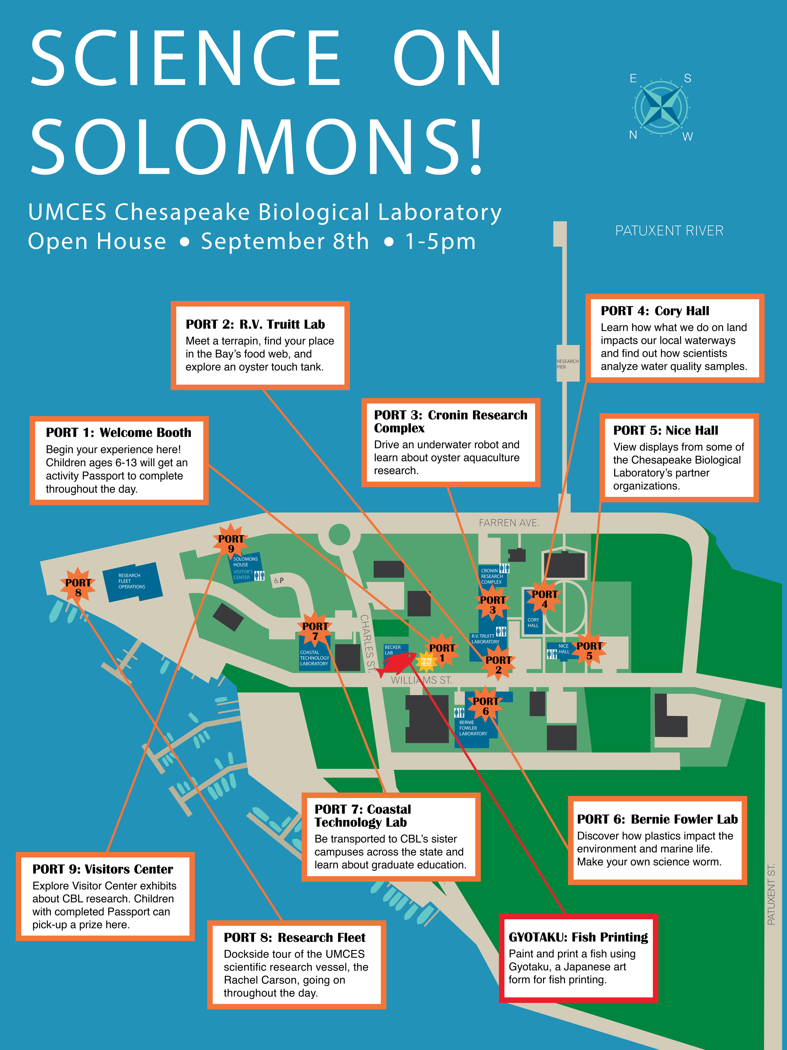 2018 CBL Open House Campus Map