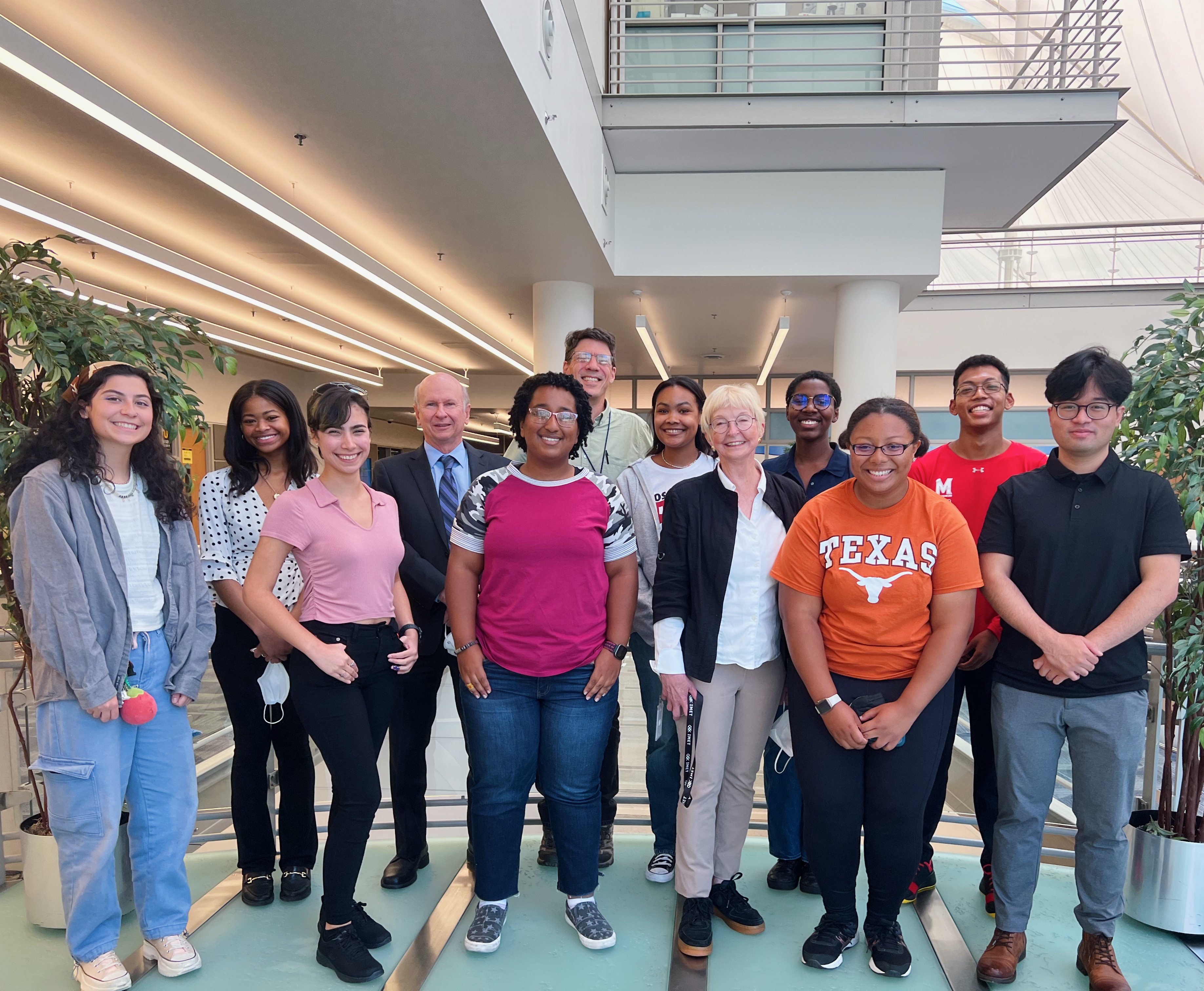 Image of IMET Summer Interns and Mentors smiling