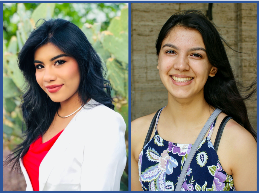 headshots of Arushi and Mariela