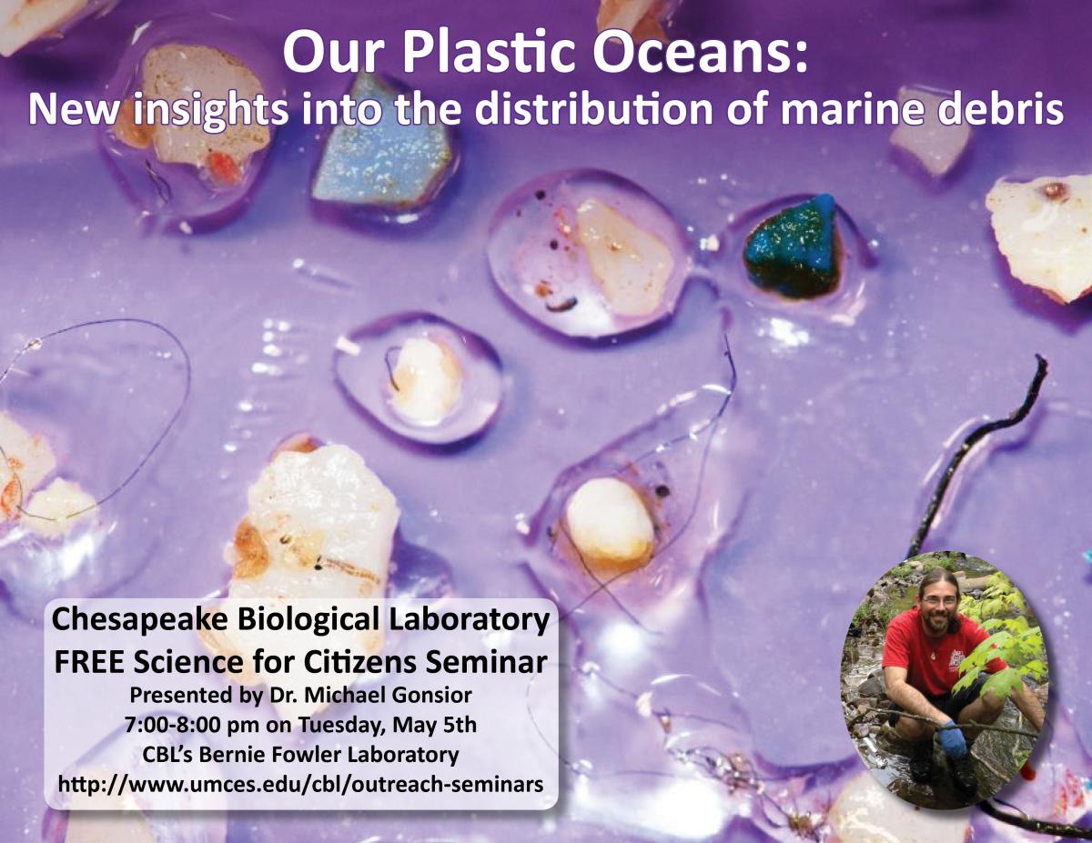 Poster promoting Plastics seminar