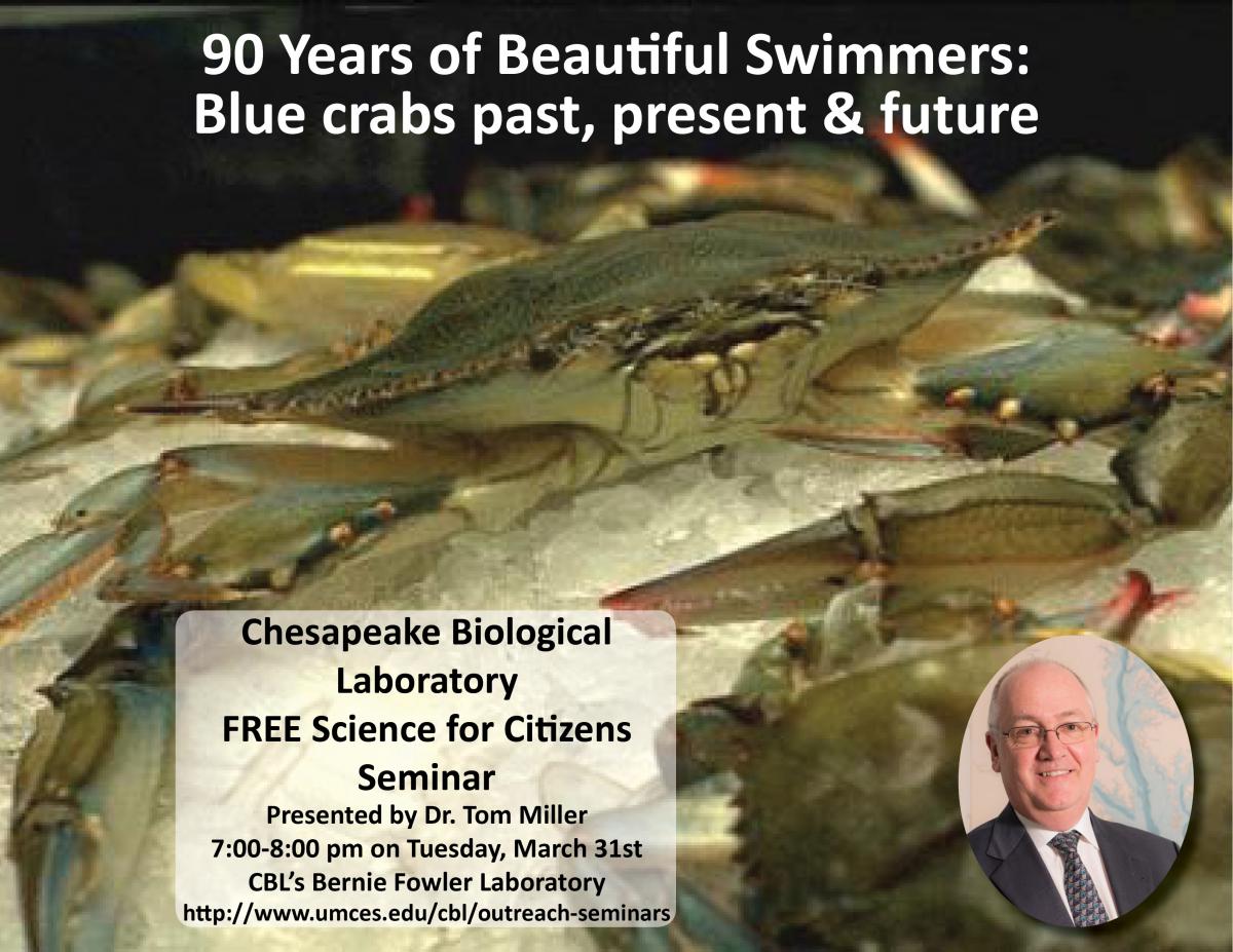 Poster Promoting 90 Years of Crabs seminar