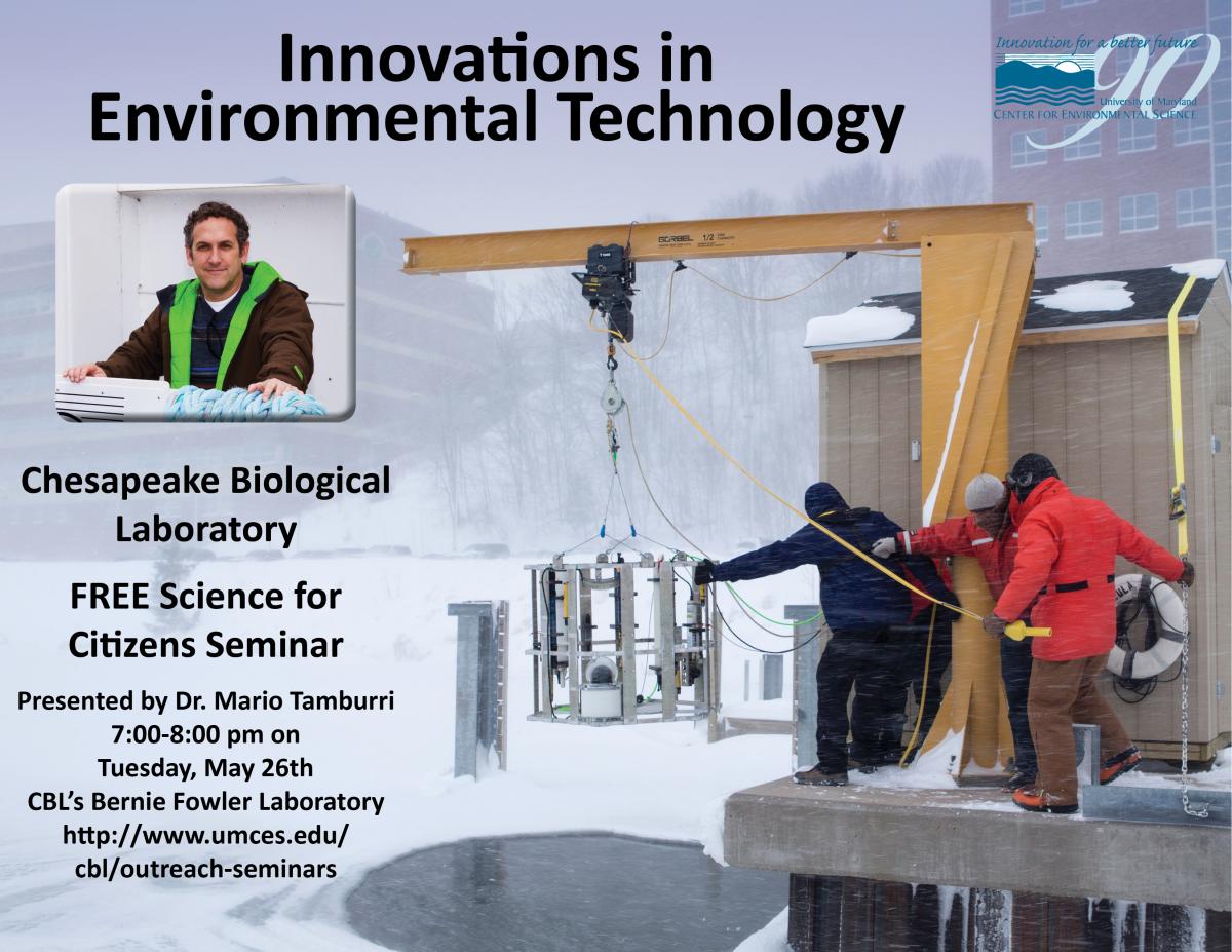 Poster promoting Innovations in Environmental Tech