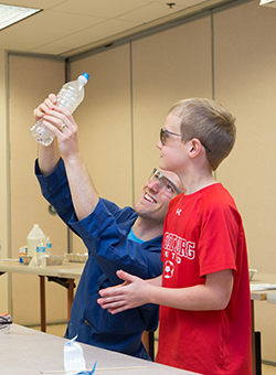 Science Demonstration at AL Open House