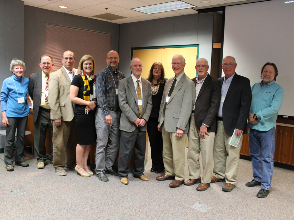 Past winners of the Johnson Award at the 2019 ceremony 