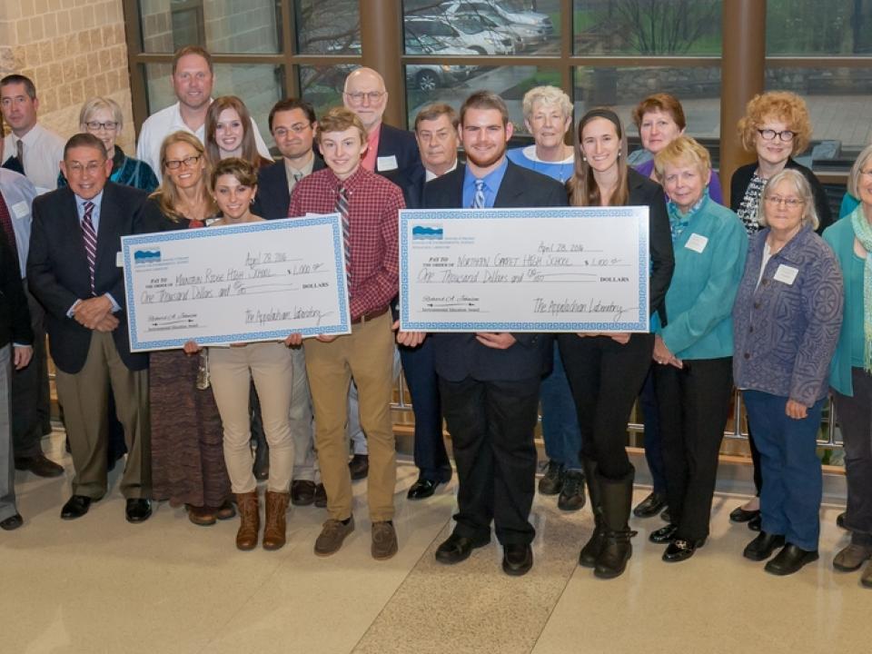 Photo of 2016 Recipients of the Richard A. Johnson Environmental Education Award