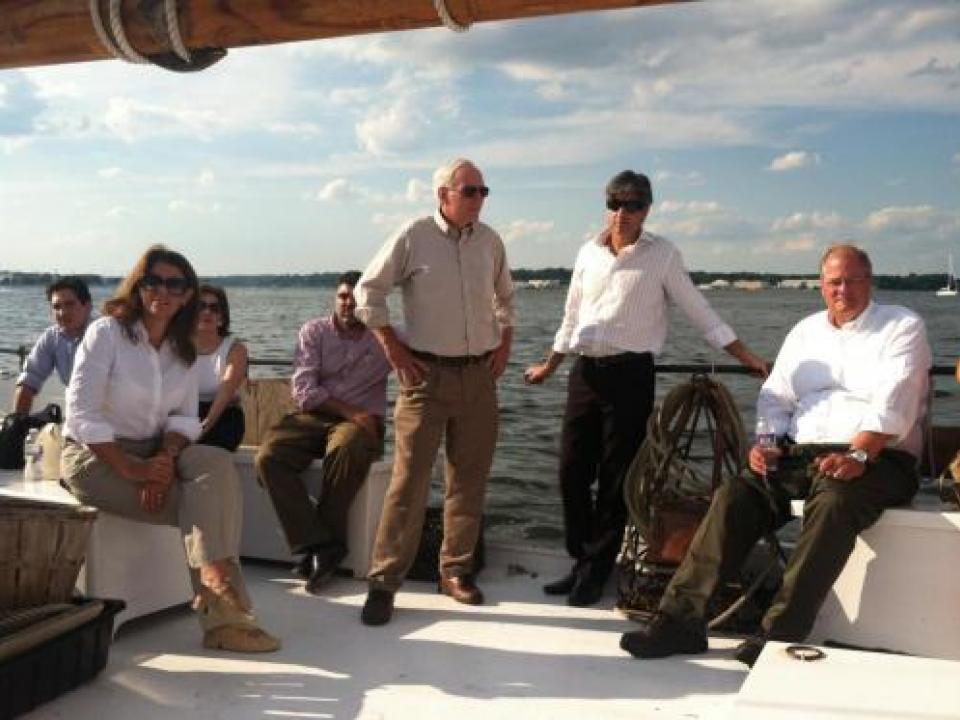 ailing on a skipjack in the Chesapeake Bay - July 30, 2013