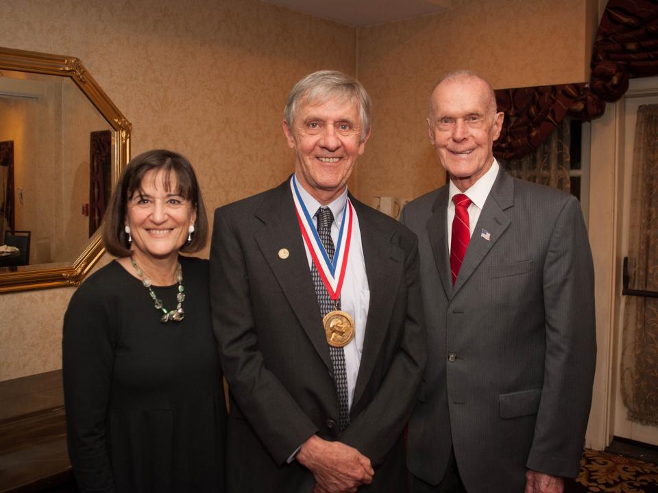 Mathias Medal ceremony Walter Boynton