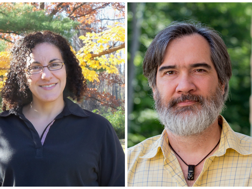 Headshots of Deborah Landau and Mark Cochrane 