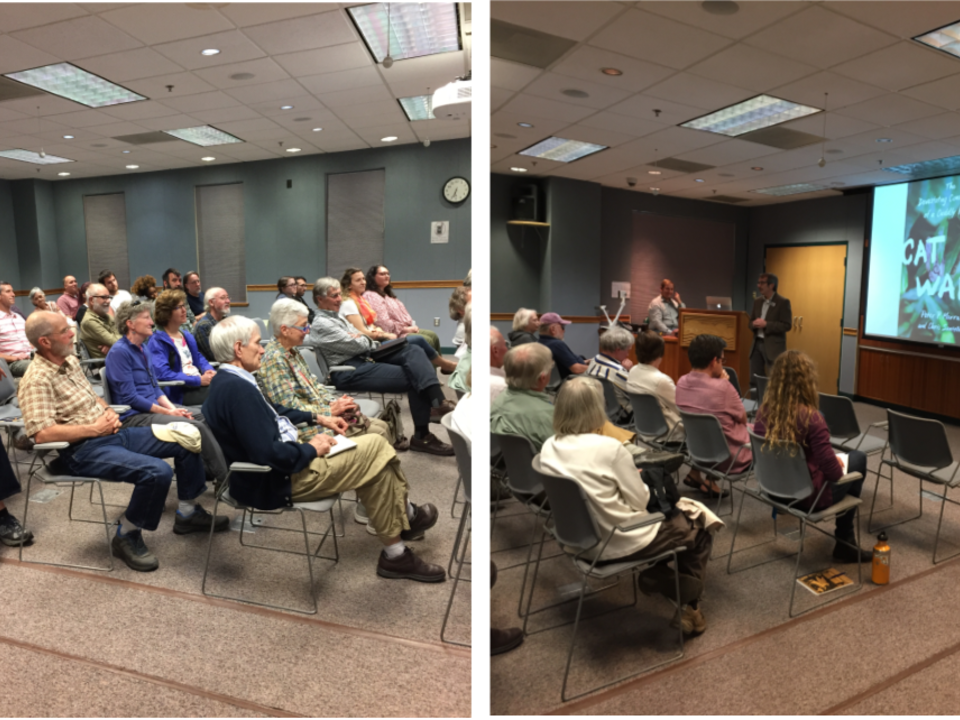 Audience attending Peter Marra Watershed Moments event in May 2019 