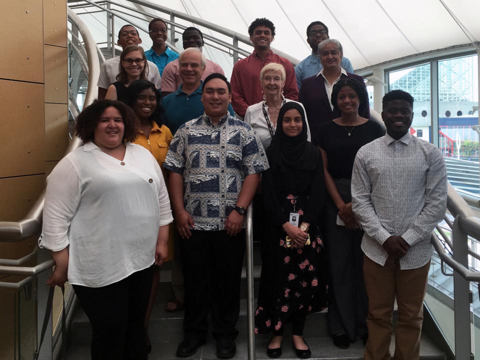 The 2019 student cohort of the IMET summer internship program