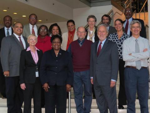 The Board of Visitors of the Living Marine Resources Cooperative Science Center (LMRCSC) met at the Institute of Marine & Environmental Technology on November 4, 2013, for their annual meeting.