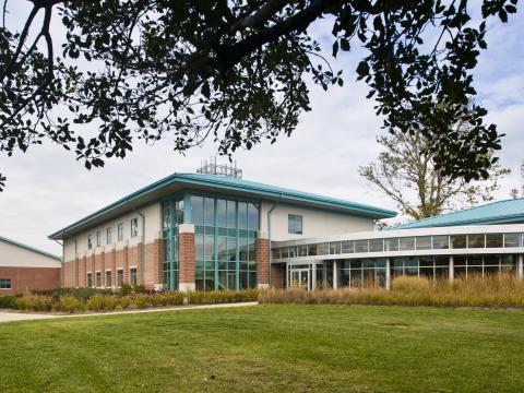 A building on Horn Point's campus. 