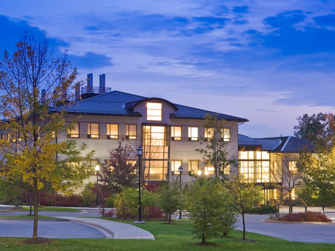 Appalachian Laboratory at sunset