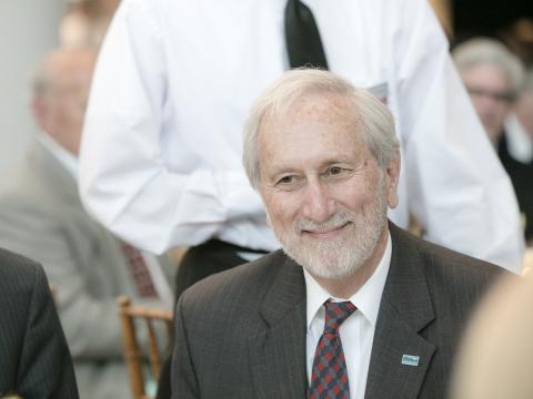 UMCES President Don Boesch enjoys a celebration in his honor.