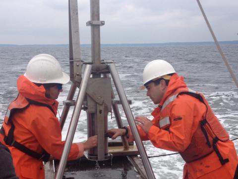 Jeremy Testa studies ocean acidification.