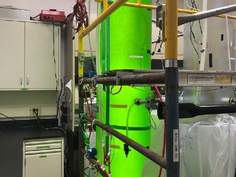 UMCES Prof Elizabeth North algae bioreactor