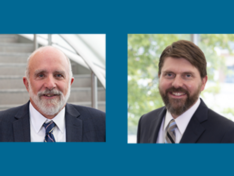 Bill Dennison (left) and Andrew Elmore (right)