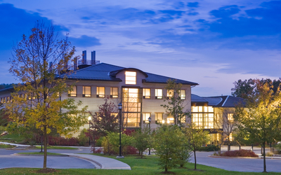 Appalachian Laboratory at sunset
