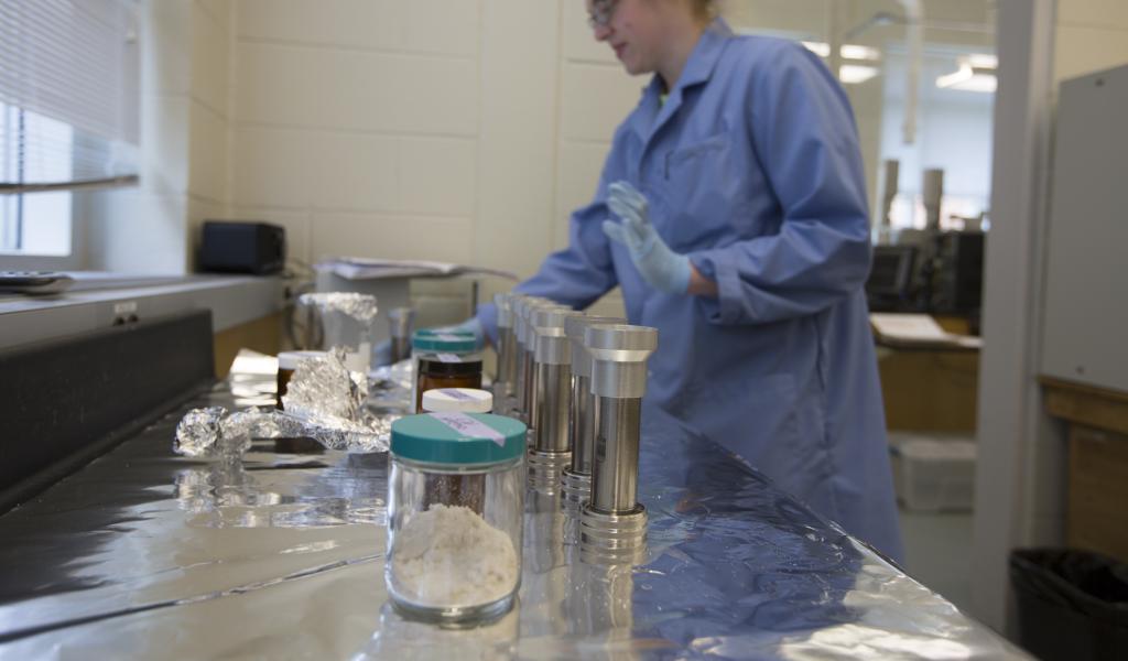 scientist working in the lab