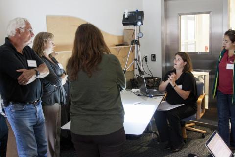 The Delmarva Modeling Project research team includes Lora Harris, a University of Maryland Center for Environmental Science scientist. Photo by Janet Krenn/VASG