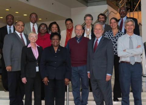 The Board of Visitors of the Living Marine Resources Cooperative Science Center (LMRCSC) met at the Institute of Marine & Environmental Technology on November 4, 2013, for their annual meeting.