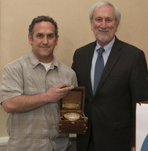 Dr. Mario Tamburri, Research Professor at the Chesapeake Biological Laboratory, has been honored by the University of Maryland Center for Environmental Science with the President's Award for Excellence in Application of Science.