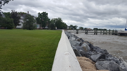 Waterfront in Cambridge, MD. Credit: Amy Pelsinsky.