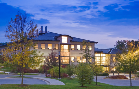 Appalachian Laboratory at sunset