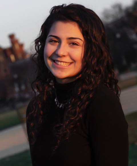 Image of Emma Yockman standing outside smiling