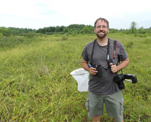 Bill Hubick in field 