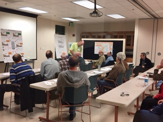 Keith Eshleman leads Lab After Hours Watershed Moments event. 