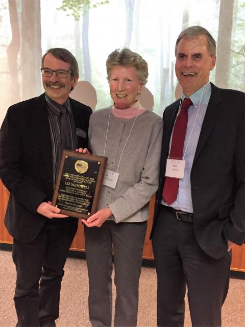 Liz McDowell receives 2018 Richard A. Johnson Environmental Education Award 