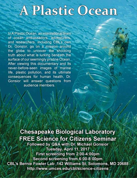 Plastic Ocean - 2017 Spring Seminar poster