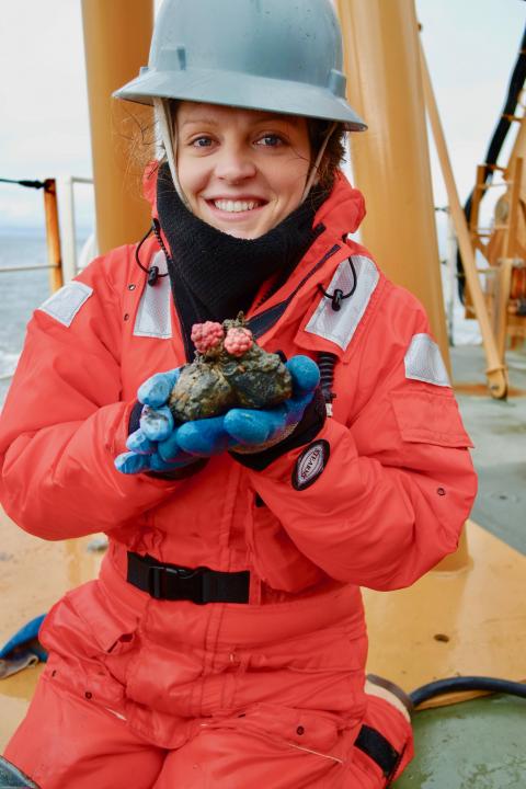 Ph.D. candidate Chelsea Wegner on Arctic research cruise