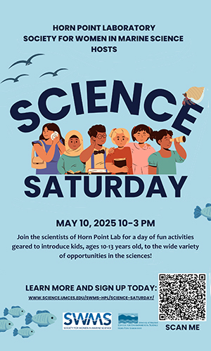 Science Saturday Flyer: Saturday, May 10, 10AM-3PM