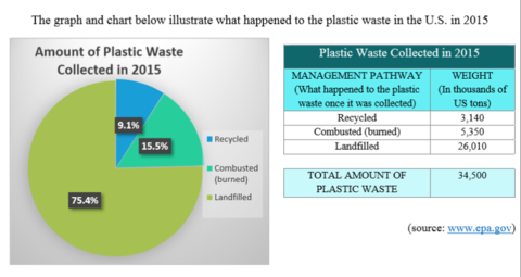 Plastic Waste Graph and Chart