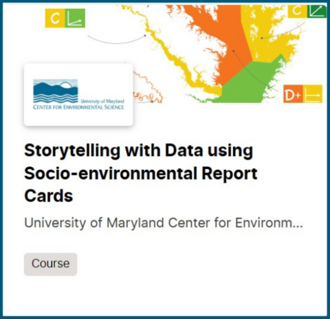 Storytelling with Data using Socio-environmental Report Cards