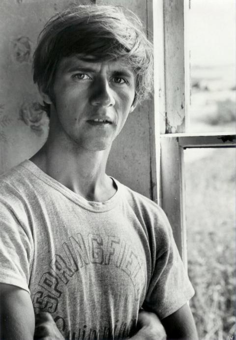 Walter Boynton poses in the Chesapeake Biological Laboratory in 1970. He was hiking the Appalachian Trail in 1969 when he learned he got the internship. Photo by Tom Wisner