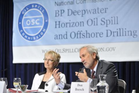 Don Boesch addresses the Deepwater Horizon disaster. 