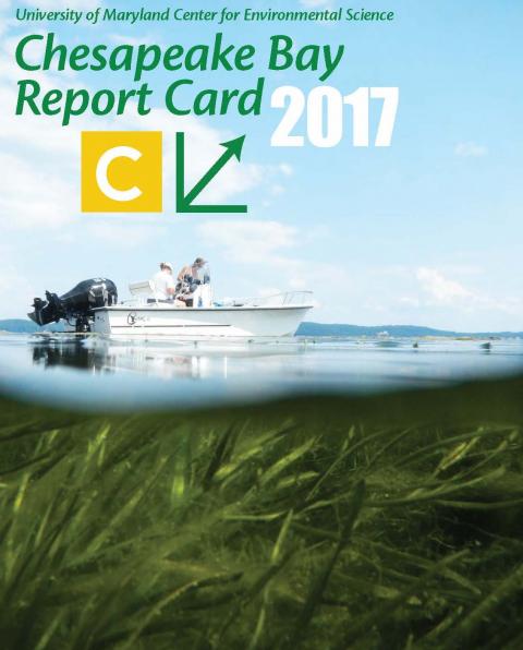 Cover of the 2017 Chesapeake Bay report card