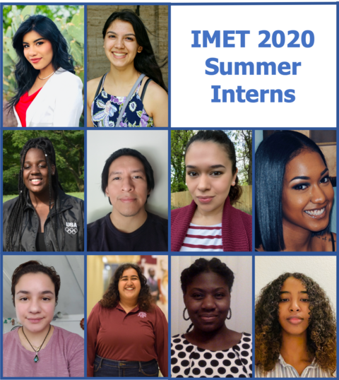 all of the IMET 2020 summer interns