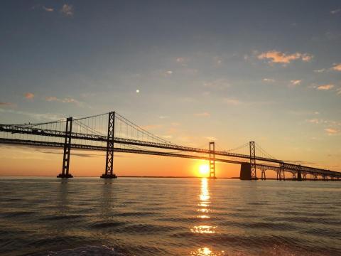 Chesapeake Bay Bridge at SunSet