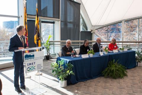 E.U. Ambassadors to the U.S. spoke about the growing climate crisis. Speakers included Ambassadors Domingos Fezas Vital, Portugal; Karin Olofsdotter, Sweden; Philippe Étienne, France; and Chargé d'Affaires Cristina Fraile, Spain.