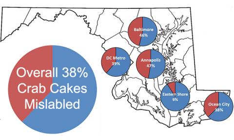 Mislabeled crab cakes map 