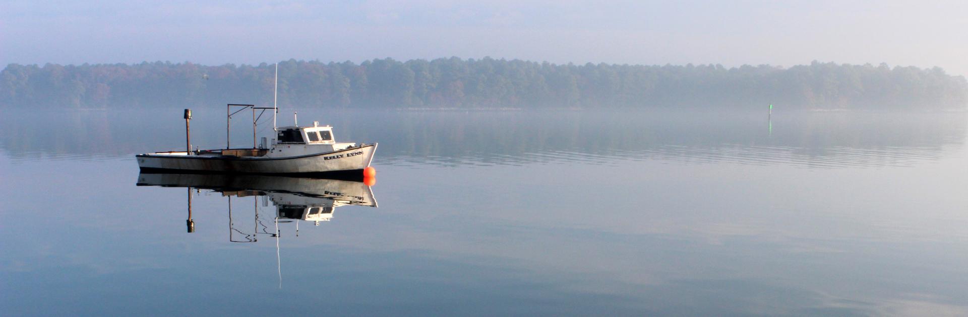 Photo of boat on Chesapeake Bay