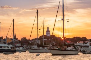 Boats at Sunset