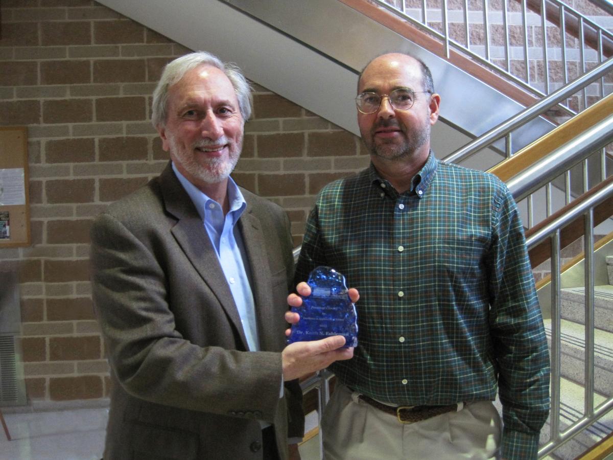 Dr. Keith Eshleman honored with President’s Award for Science Application