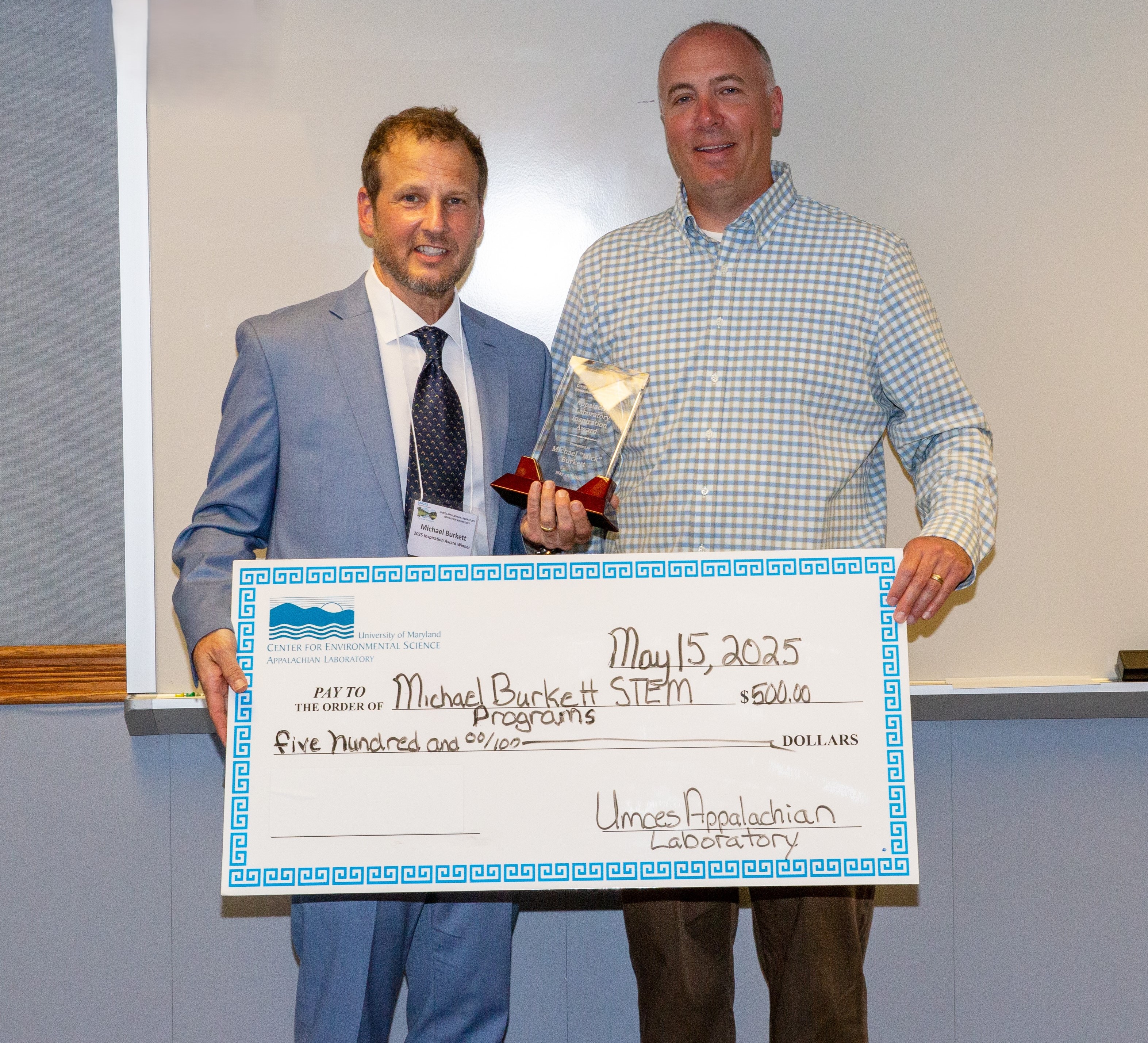 Appalachian Lab awards 2025 Inspiration Award to Mick Burkett